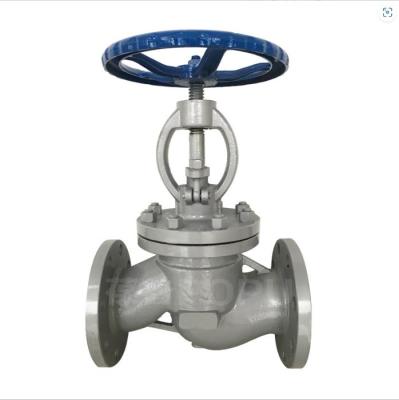 China Normal Temperature Manual Cast Steel Flanged Globe Valve J41H-16/25/40/64/100C for sale