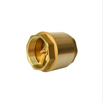 China Bulk Sales Water Media PN16 Performance Brass Internal Threaded Vertical Check Valve for sale