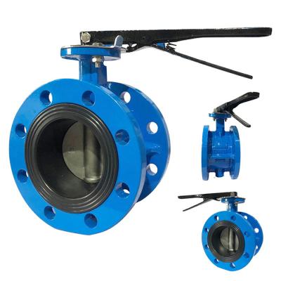 China Precision-Machined Handle Ductile Iron Flanged Butterfly Valve D41X-16Q with EPDM Seal for sale