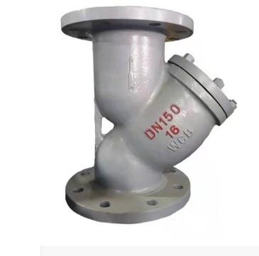 China Carbon Steel Flanged Y-Strainer Engineering Filter Valve GL41H-16C for Water Media for sale