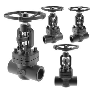 China DN15-DN50 High Temperature Carbon Steel Hard Seal Threaded Manual Globe Valve Z/J61/11H-800LB for sale