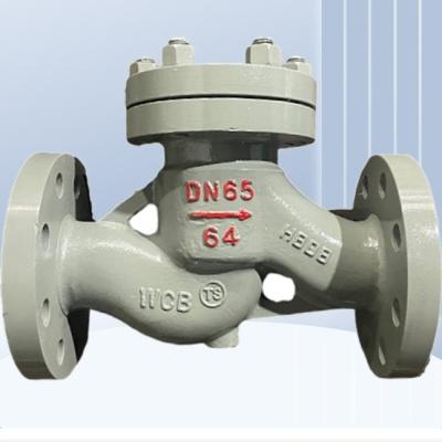 China Grey Cast Steel Flange Connection Lift Check Valve H41H-16/25C for Marine Applications for sale