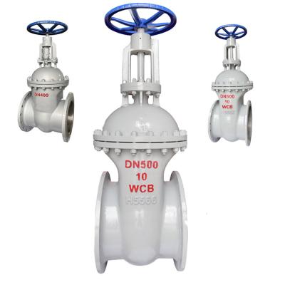 China Flanged Connection Manual Cast Steel Gate Valve Z45H-10/16C with Corrosion Resistance for sale