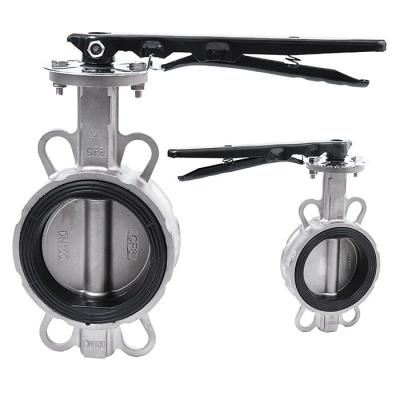 China Soft-Seal Manual Handle Butterfly Valve D71X-10/16P ISO Standard and Smooth Operation for sale