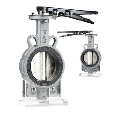 China s of D71X-16C Soft Seal Butterfly Valve with WCB Body Material and Wafer Connection for sale