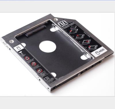 China Original Wholesale Aluminum Second HDD Caddy Hard Disk Driver 12.7mm SATA 3.0 to SSD 2.5