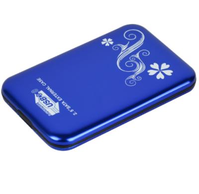 China Aluminum HDD Cart 2.5 Inch USB 3.0 To SATA External Storage HDD Case for sale