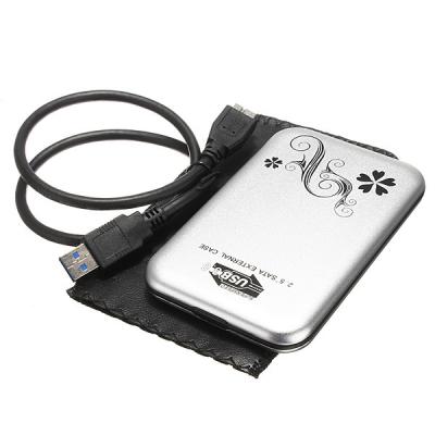 China Slim Aluminum Aluminum HDD Box 2.5 Inch USB 3.0 To SATA External Storage HDD Hard Drive Case For Laptop Computer for sale