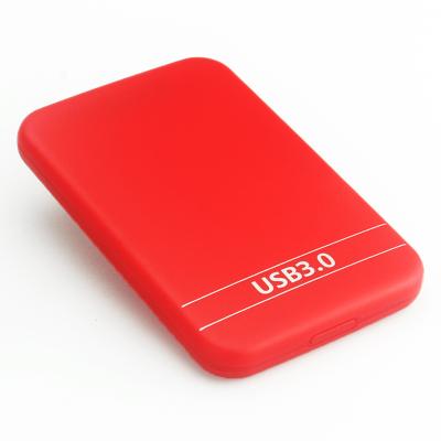 China Plastic External Hard Drive Case , Hard Drive Disk HDD Enclosure 2.5inch USB3.0 To SATA for sale