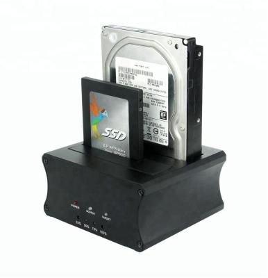 China Hot sale portable aluminum HDD docking station, high quality HDD docking station plug and play for sale