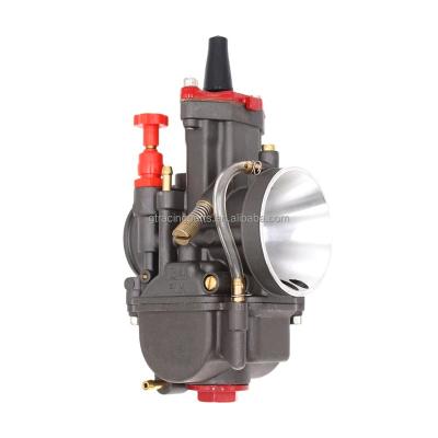 China Aluminum Alloy Carburetor PWK KR150 Oxidizing Blackening SQUARE 24mm 26mm 28mm 30mm 32mm 34mm Motorcycle Racing For Universal Keihin Carburetor for sale