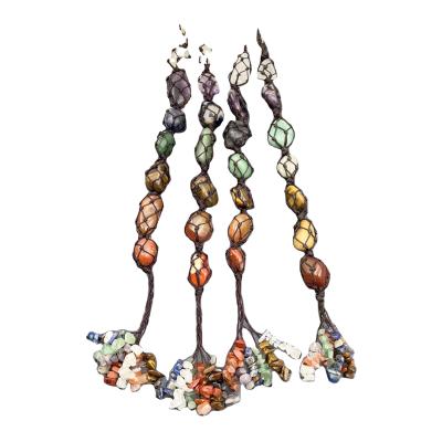 China Wholesale Natural Amethyst Crystal Stone Car Energy China Stone Hanging Pendant for sale