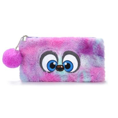 China Other Rainbow Color Hot Selling Plush Kids Gift Bag Girls Pen Pouch Clutch Bag Cute Cartoon Pencil Bag for sale