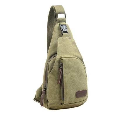 China NEW Fashion Waist Durable Packs Shape Outdoor Sports Canvas Weekend Travel Bag Imbalance Cross - Body Shoulder Chest Bag for sale