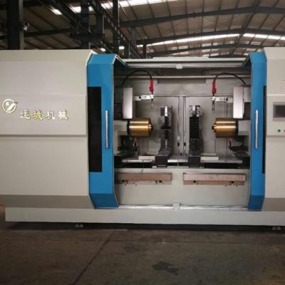 China Cylinder Making Company Double Socket Welding Machine Cylinder Making Machine for sale