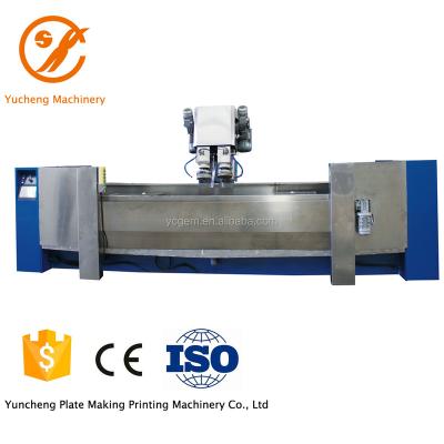 China Cylinder Copper Grinding Double Head Machinery Rotogravure Cylinder Copper Grinding Machine Yuncheng Plate Making Printing for sale