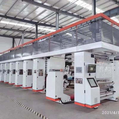 China Popular factory China best quality high quality rotogravure printing machine for film printing PVC or PET for sale