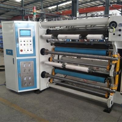 China food jumbo roll film slitter machine complex rewinder film package slitting for sale