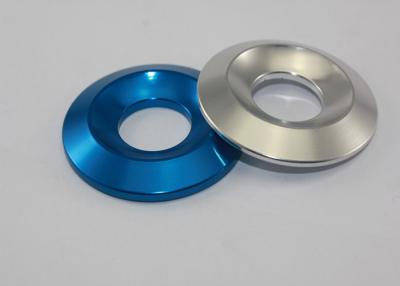 China Las lavadoras de aluminio capturadas kart del espaciador de Seat del anillo anodizaron diverso color en venta