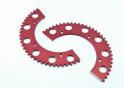 China Anodized different color Go kart Split  / 350 72 to 92 tooth sprocket for sale