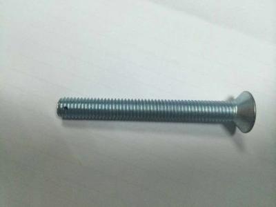 China Flat Head stainless steel fastener with Drilled Shaft Security hole for sale