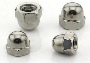 China Go Kart DIN stainless steel acorn nuts high tensile with Zinced Surface treatment for sale