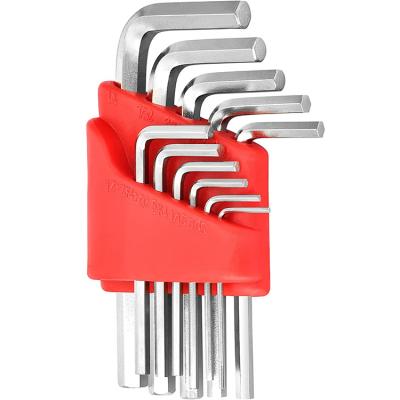 China Hex l Key Allen Key Installation Set, 11 Piece Hex Key Set Hex Key Hardware Factory SAE Inch Sizes 0.05-1/4, Short for sale