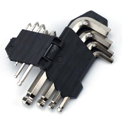 China Chrome Vanadium Steel Short Ballpoint Pen 9pc End Hex Wrench Sets Hex Key Set Key Allen Keys Hex Key Set Tools for sale