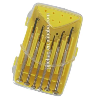 China 6pc precision steel screwdriver for iphonerepair computer repair screwdrivers for sale