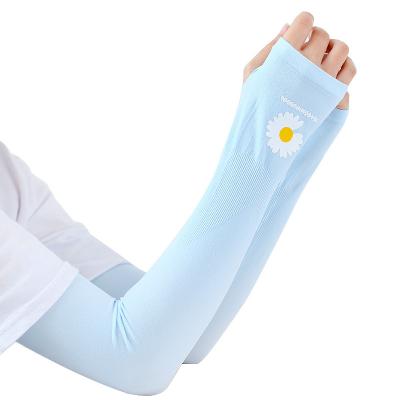 China Breathable Summer Anti-ultraviolet Ice Sleeves And Sunscreen Riding Cuff Outdoor Sports Arm Ice Sleeves for sale