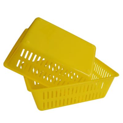 China Arcade game machine parts Yellow plastic 500 coins basket game machine coin tokens basket for sale