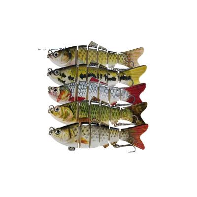 China Lead Alloy Multisection Road Bait Hook Distant Possibility Subbionic Sea Fishing Lure 10CM Swimming Swimbait for sale