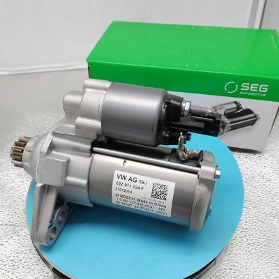 China Auto electrical systems SEG 02Z911024F original 0001177005 0001177013 12V auto starter for VW JETTA IV GOLF 2010 SPORTSVAN for sale