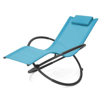 China Outdoor Folding Folding Patio Pool Rocking Lounge Chairs for sale