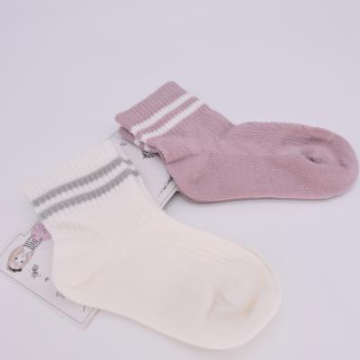 China Wholesale Sporty Custom Design Cute Infant Toddler Socks Baby Cotton Stripe Socks For Boy Girl for sale