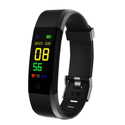 China Wholesale Rate Sports Touch Screen Heat Wrist Band Watch Strap Smart Fitness Tracker Watch Manufacturing for sale