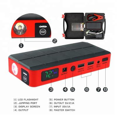 China China Wholesale High Quality Multifunctional Auto Jump Starter Car Battery Booster 158*76*33MM for sale