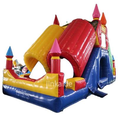 China 0.55pvc Commercial Inflatable Bouncer Slide Chinese PVC Air Jumper Castle Bounce House Combination for sale