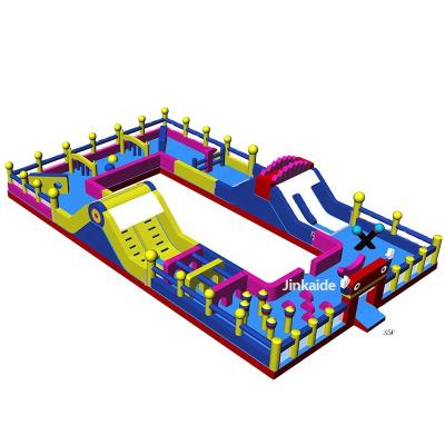 China Entertainment Party Moon Walk PVC Adult Commercial Large Jump Combo Bouncer Jump Line Jumping Castle for sale