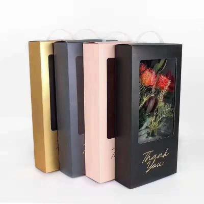 China Recycled Materials Wholesale Fine Quality Flower Rectangular Acrylic Heavy Metal Material Gift Box for sale