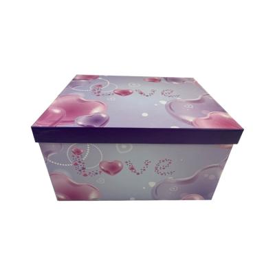 China Recycled Materials Rectangular Gift Box Ten Pieces Big In Small Flower Chocolate Luxury Gift Box for sale