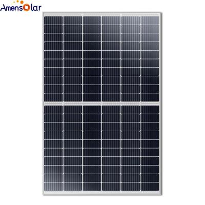 China Solar Home System& Solar Power Station Amensolar Solar Panel Full Black Monocrystalline Silicon Panels 120cells For Plant Solar Power System for sale