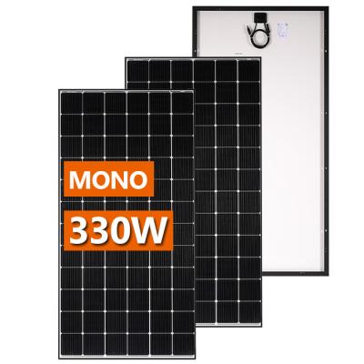 China 15 A Mono Amensolar PV Modules 330W Solar Panel With 25 Years Warranty AM-P72-330 for sale