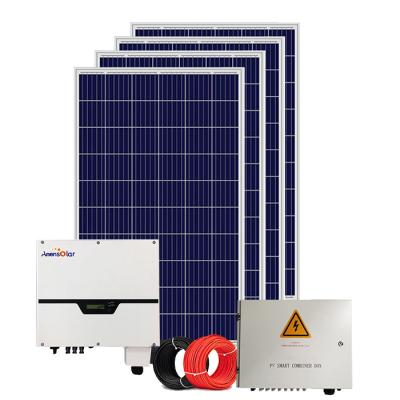 China Amensolar Home Hot Sale 5kw Grid Tied Solar Panel System Home for sale