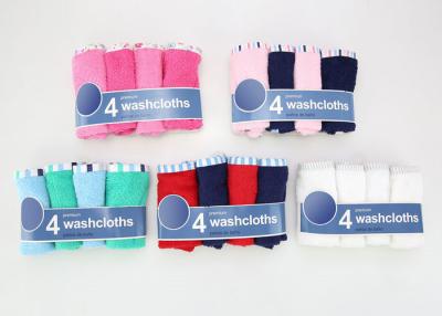 China 4pk Woven Washcloth 9x9