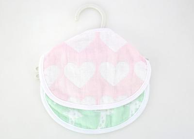 China 2pk Jacquard Infant Baby Feeding Bibs / Toddler Drool Bibs Healthy And Safe for sale