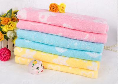 China Oversized Cosy Baby Shower Towel , Modern Colourful Newborn Baby Girl Towels for sale