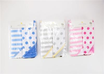 China Newborn Baby Swaddle Blankets 2pk Knit Terry Hooded Towel Ventilation 200G for sale