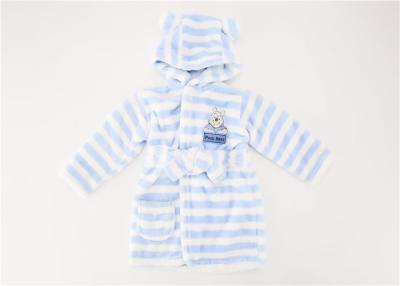 China Coral Fleece Personalised Baby Bath Robes 3-24M Rich Color AZO FREE OEM/ODM for sale