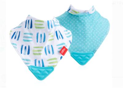 China 100% Cotton Baby Girl Teething Bibs Velcro Tab Style May Vary Endurable for sale